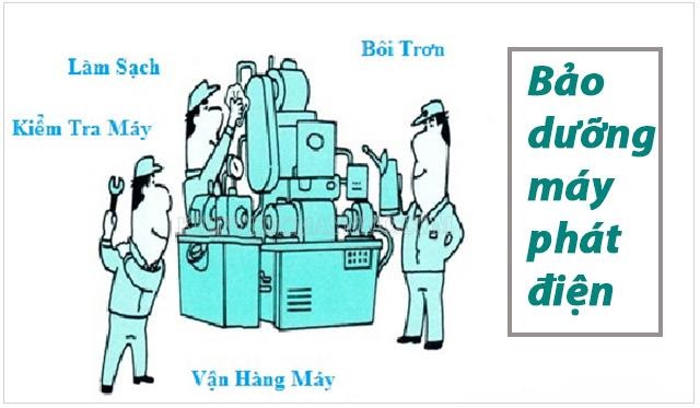 quy trình bảo dưỡng máy phát điện diesel