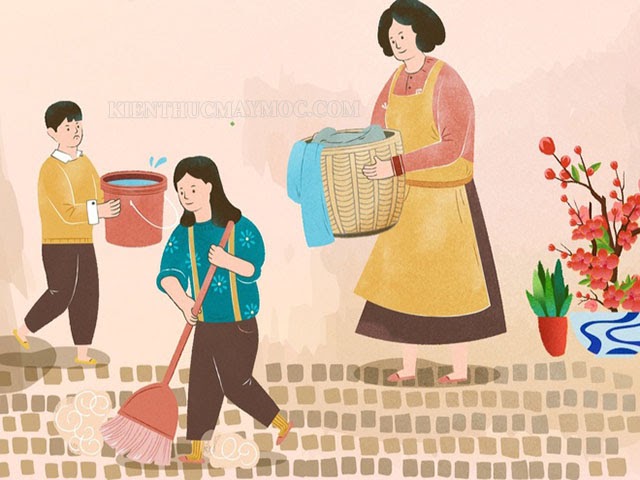 Dọn nhà ngày Tết đã trở thành một nét văn hóa của người Việt Nam 